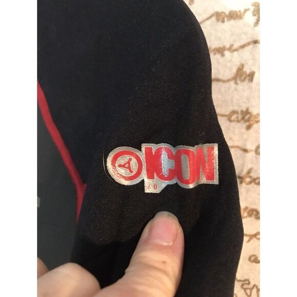 XCEL Kids Swim Rashguard - Black and Red - Picture 4 of 7